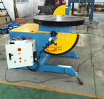 Pipe Round Small Welding Table Hand Wheel With Foot Pedal 300kg 600mm
