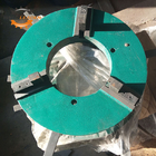 Long Life Gripper Welding Three Jaw Self Centering Chuck Casted Iron Material