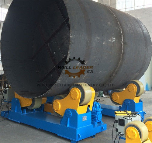 50 Ton Automatic Adjusting Pipe Rotators For Welding Self Aligned Low Motor Power