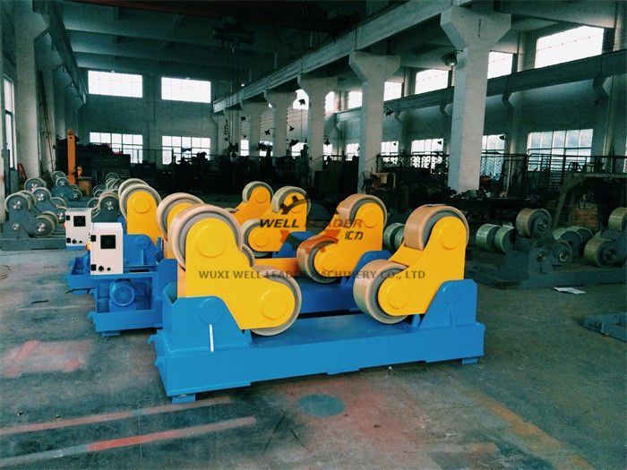 Wind Tower Tanks Conventional Welding Rotator With PU Lined Steel Rollers