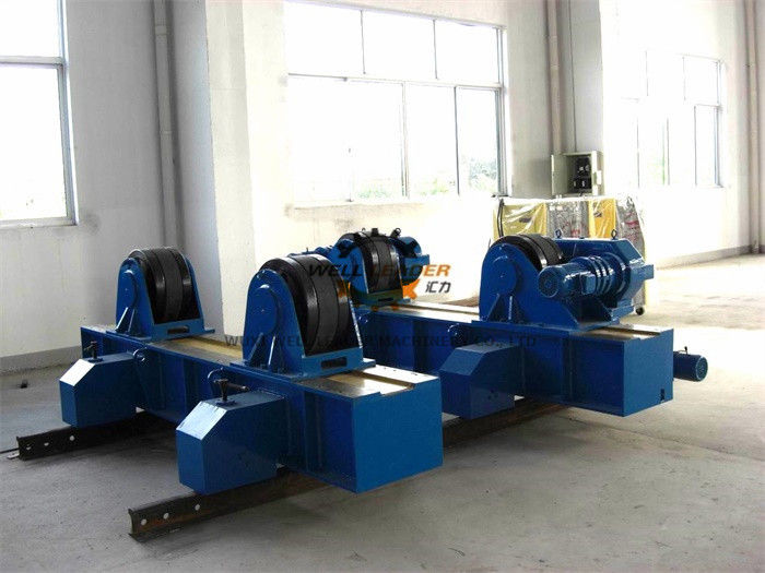 Adjustable Pipe Welding Rollers For Cylinder Rotation 80 Ton Loading Capacity
