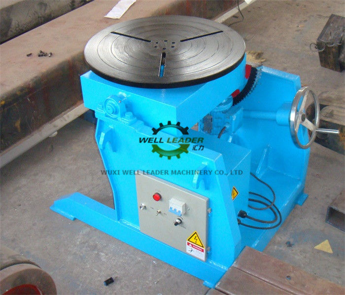 Manual Flange Rotary Table For Welding Tube Welding Positioner