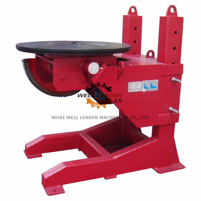 Tiltable Manual Pipe Welding Positioners 400mm Stroke Table Elevation