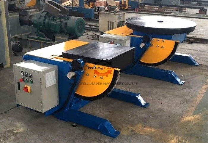 High Precision Squre Pipe Welding Positioners Table With 550 Watt Motor Driving