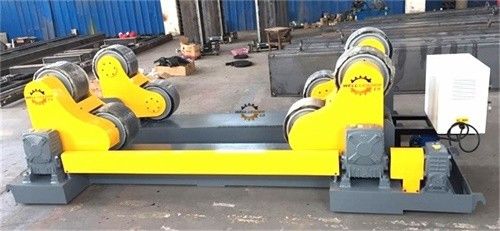 20 Ton Self Aligned Welding Rotator Roller Bed With PU Wheels for 6000mm diameter tank