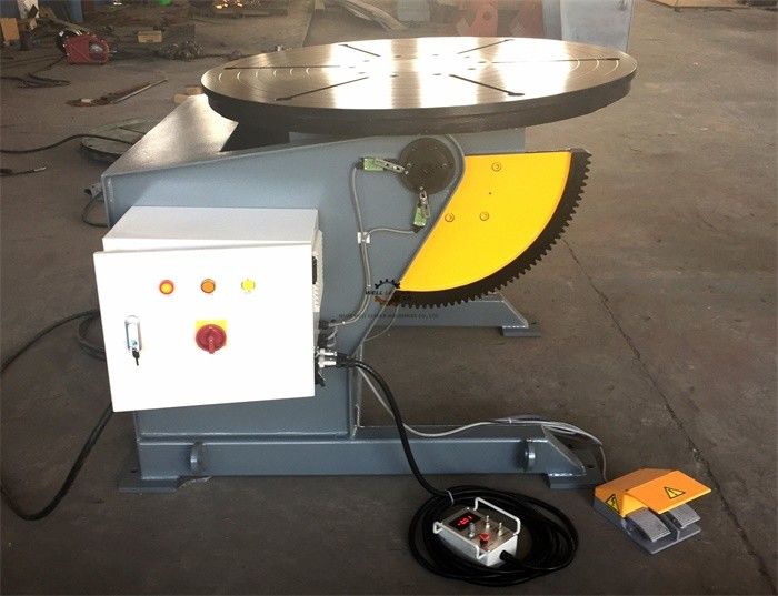 Rotary Table Welding Positioner 0120dgr tilt 1300mm Dia Precision Gearbox