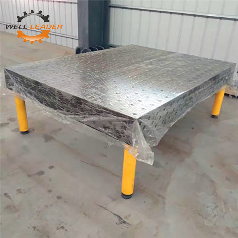 ISO Passed Pro Certiflat Welding Table / Metal Welding Bench For 50mm Hole