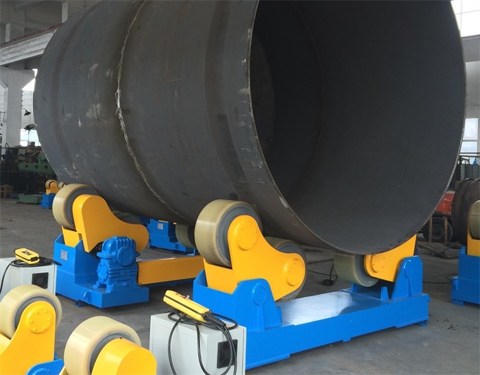 Self Aligned Welding Rotator 20 Ton Driving Capacity Pipe Roller