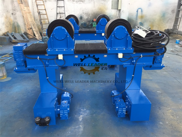 40 Ton Pipe Turning Rolls Movable To Automatic Rotate Pipes / Tubes