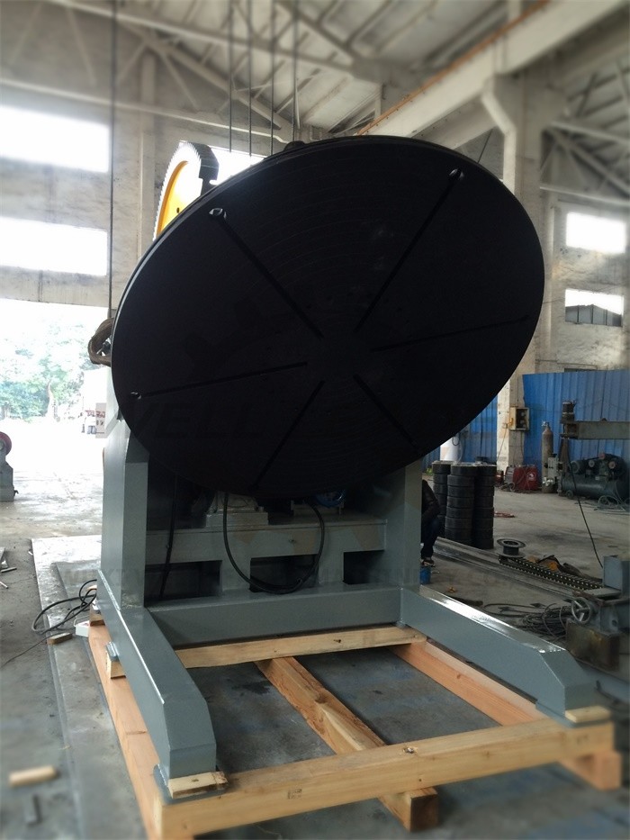 Universal Heavy Duty Rotary Pipe Welding Positioners 10 Ton Tilting 2M Table