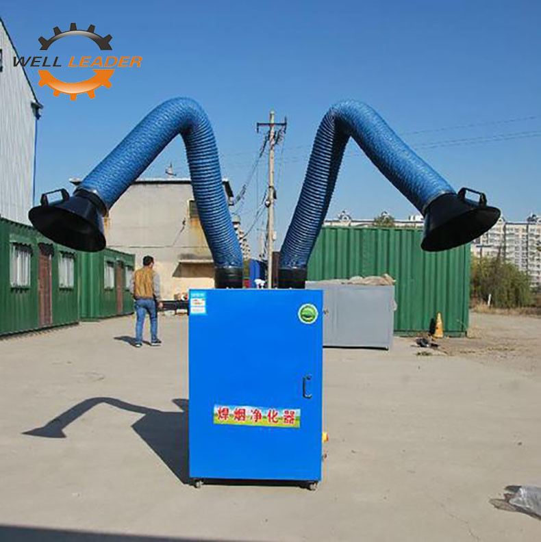 Automatic Dust Cleaning Welding Fume Extractor , Welding Smoke Eater