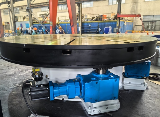 50T Welding Positioner Turntable For Pipe Roller Tank Fabrication