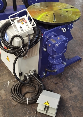 HBJ03 0.3 Ton Motorized Welding Positioner 600 Mm Worktable Diameter
