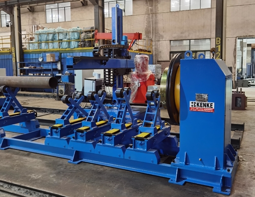 VFD TWB40 Pipe Welding Positioner With 3 Jaw Chuck And Dual Support Rollers