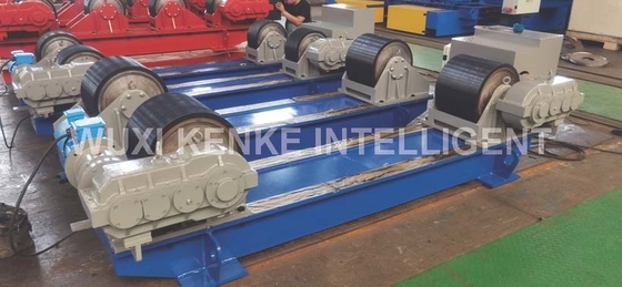 40 Ton Conventional Welding Rotator Machine PU Roller Welding Tank Bolt Fixed Type