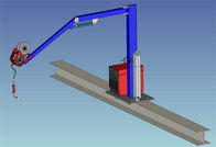 Light Pole Production Line Motorized Control Up Down Rotation / Forward / Reverse Column Boom