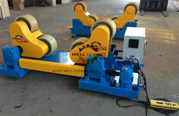 GZ-40 Pipe Welding Rotator For Vessel Boiler Industry Fabrication 40T Rotary Capacity