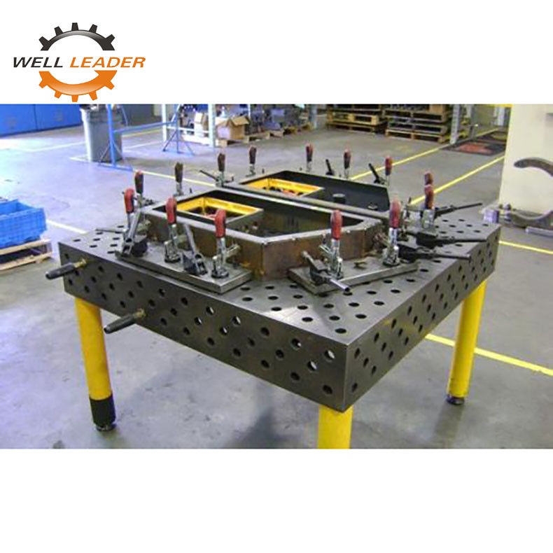 Custom made certiflat welding table 50x50mm hole spacing flexible