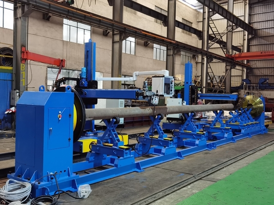 VFD TWB40 Pipe Welding Positioner With 3 Jaw Chuck And Dual Support Rollers
