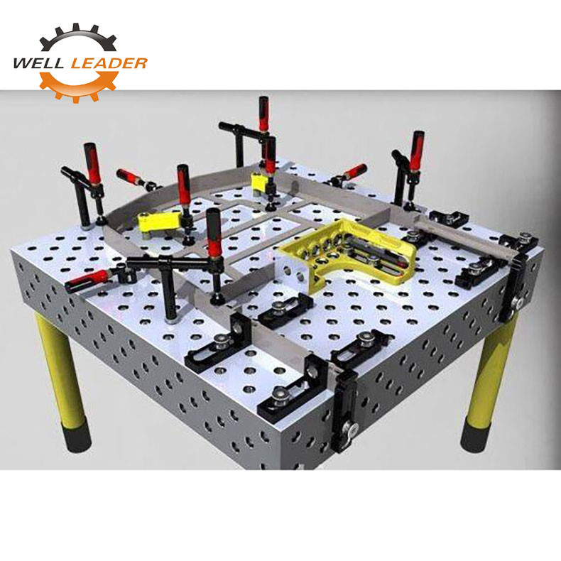 High performance klutch certiflat welding table with 5 working surface
