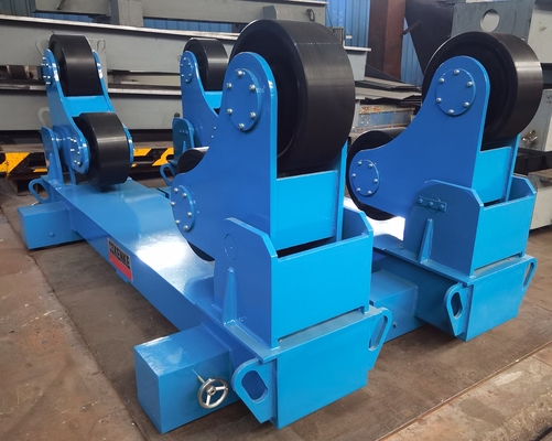 Highly Adjustable Electric Self Aligned Welding Rotator 6-60m/h With PLC Control System