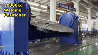 Watch: 10000kg TWS Welding Positioner Turning Table Double Base Showcase